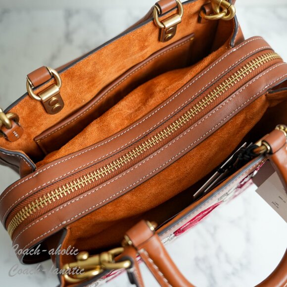 NWT CA119 Coach X Tom Wesselmann Rogue Bag 25 In Signature Textile Jacquard - Picture 11 of 14